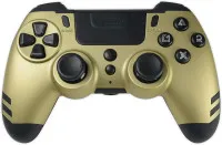 Геймпад беспроводной Steelplay SlimPack Wireless Controller Gold (Золотой) (00155) (PS4/PS3/PC)