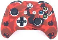 Защитный силиконовый чехол Controller Silicon Case для геймпада Microsoft Xbox Wireless Controller Camouflage Red (Красный Камуфляж) (Xbox One)