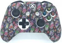 Защитный силиконовый чехол Controller Silicon Case для геймпада Microsoft Xbox Wireless Controller Mad Skulls (Безумные Черепа) (Xbox One)