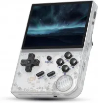 Портативная игровая приставка Anbernic RG35XX 64 Гб (5000 в 1) + 5000 встроенных игр Прозрачный белый (Transparent White)