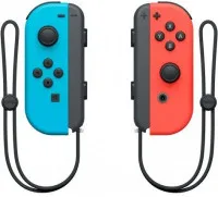 Набор из 2-х контроллеров Joy-Con Неоновый красный/Неоновый синий (Switch) (OEM)