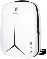 Рюкзак для хранения и перевозки игровой приставки Sony PlayStation 5 и геймпадов Travele Deadskull White (Белый) (PS5)