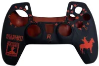 Защитный силиконовый чехол Silicone Case for Controller Playstation DualSense Red Dead Redemption II (Black) Черный (PS5)