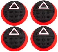 Накладки на стики для геймпада DualSense (GP5-1611) (Игра в Кальмара) (Треугольник) (4 шт) (PS5)