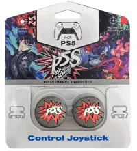 Накладки на стики для геймпада DualSense FPS DS Persona 5 Scramble: The Phantom Striker (D10) (черный) (2 шт) (PS5)