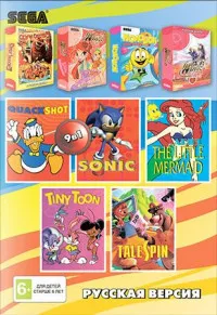 Сборник игр 9 в 1 A-9003 Winx Club / Winx 3D / Open Season 3 / Mermaid Русская Версия (16 bit)