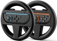 Набор 2 гоночных руля для Joy-Con 2 Gaming Steering Wheel (GNS-820) (Black) Черный (2 шт) (Switch/Switch 2)