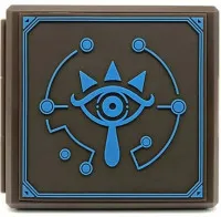 Кейс для хранения картриджей Zelda Sheikah-Slate (NSW-038U) (Черно/Синий) (Switch)