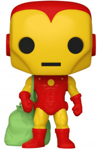   Funko POP! Bobble:     (Iron Man with Bag) :   (Marvel: Holiday) ((1282) 72188) 9,5 