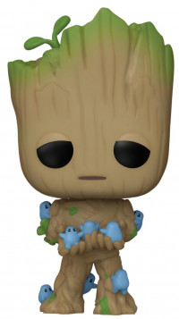 Фигурка Funko POP! Bobble: Грут с Грандсом (Groot With Grunds) Марвел Я Грут (Marvel I Am Groot) ((1194) 70652) 9,5 см