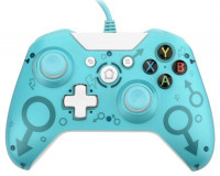 Геймпад проводной N-1 Wired Controller (Turquoise) (Бирюзовый) (Xbox One/Series X/S/PC)