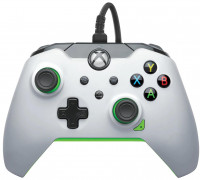    Controller Wired PDP Neon White (012-WG) (Xbox One/Series X/S/PC) 