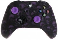     Controller Silicon Case   Microsoft Xbox Wireless Controller Skulls Purple ( ) (Xbox One) 