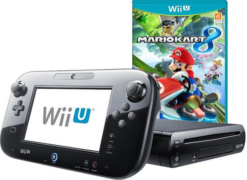 Игровая приставка Nintendo Wii U 32 GB Premium Pack + игра Mario Kart 8 (Wi...