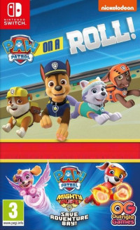  PAW Patrol: On a Roll ( ) + PAW Patrol: Mighty Pups Save Adventure Bay ( : -   ) (Switch)  Nintendo Switch