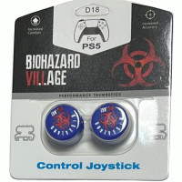      DualSense/DualShock 4 DH Resident Evil Biohazard Village\D18 (2 )  (Blue) (PS5/PS4)