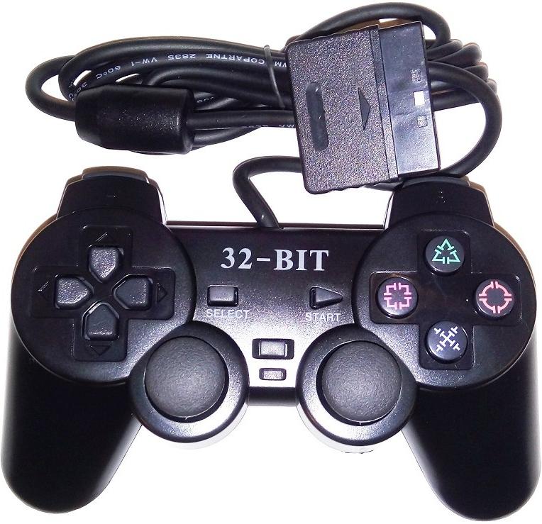 Playstation 1 черная. Геймпад сони плейстейшен 1. Джойстик Sony ps1 проводной (004794). Dualshock ps1. Проводной джойстик для ps1.