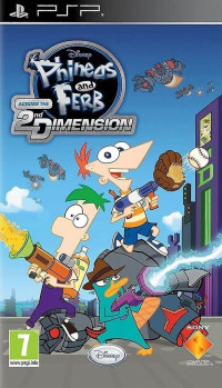    .  2-  (Phineas and Ferb Across the 2nd Dimension)   (PSP) USED / 