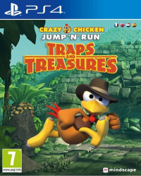  Crazy Chicken ( ): Jump 'n' Run Traps and Treasures (PS4) PS4