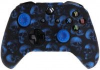     Controller Silicon Case   Microsoft Xbox Wireless Controller Skulls Blue ( ) (Xbox One) 