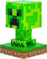 Лампа Paladone Icons: Крипер #003 (Creeper #003) Майнкрафт (Minecraft) (PP6593MCFV2-034294) 12 см Оригинал