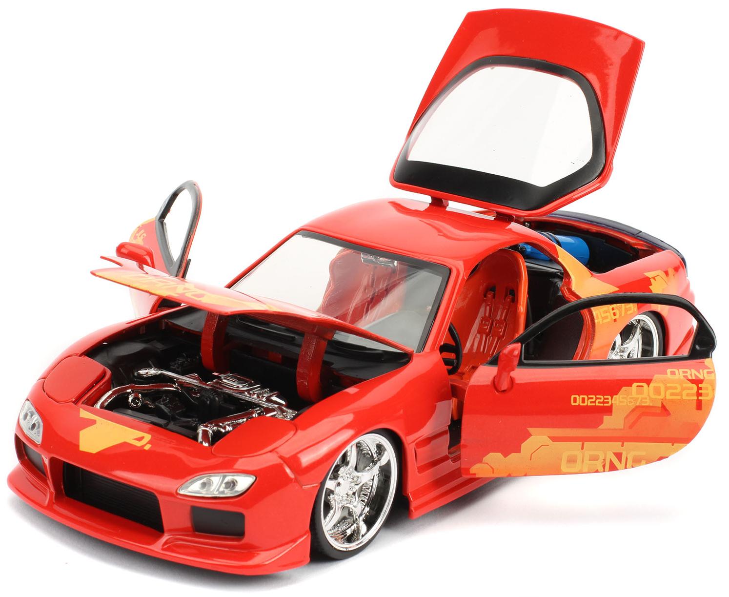 Машинка 7. Mazda rx7 1:24 Jada Toys. Jada Toys rx7 FD. Mazda rx7. Оранж Джулиус Форсаж.