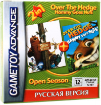   2  1 Open Season + Over The Hedge: Hammy Goes Nuts   (GBA)  Game boy