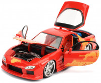 Машинка Jada Toys: 1993 Мазда РХ-7 ФД3С-Вайд Боди (1993 Mazda RX-7 FD3S-Wide Body 1:24) Форсаж (The Fast and the Furious) (30747) 20 см