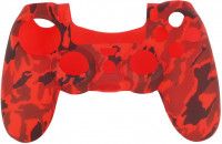    Controller Silicon Case   Sony Dualshock 4 Wireless Controller Camouflage Red ( ) (PS4) 