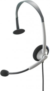 Гарнитура проводная Freaks and Geeks Chat Headset Grey (Серый) (Xbox 360)