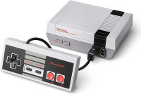 Игровая приставка 8 bit Nintendo Classic Mini: Nintendo Entertainment System NES + геймпад + 30 игр (CLV-S-NESB)