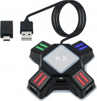  USB HUB KX Adapter Keyboard and Mouse Adapter (PS3/PS4/Xbox One/Switch) 
