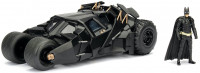 Модель машинки с фигуркой Jada Toys: Бэтмобиль "Темный рыцарь" 2008 (Batmobile Dark Knight 2008) 1:24 + Фигурка Бэтмен (Batman) 7 см (98261)