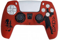    Silicone Case for Controller Playstation DualSense God of War Ragnarok (Red)  (PS5)