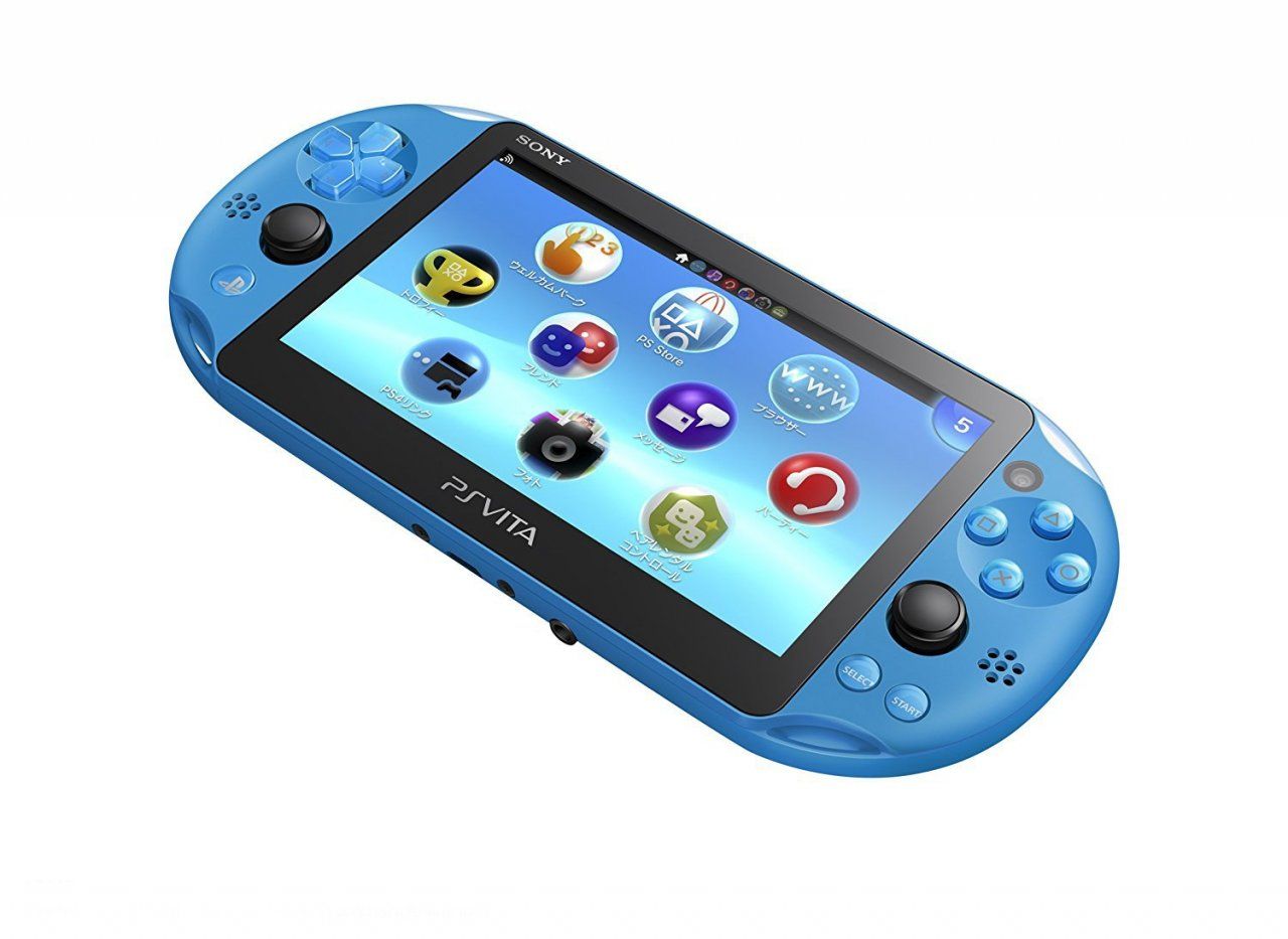 Игровая приставка Sony PlayStation Vita Slim Wi-Fi Aqua Blue (Синяя) HK вер...