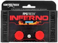 Накладки на стики для геймпада KontrolFreek FPS Freek Inferno \ 30 (2 шт) Красный/Черный (PS4)