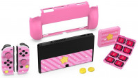   Protection Kit DOBE (iTNS-2120)  (Pink) (Switch OLED) 