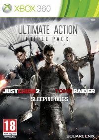 Ultimate Action Triple Pack (Just Cause 2, Sleeping Dogs, Tomb Raider) (Xbox 360)