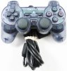 Геймпад проводной Sony DualShock 2 (Clear Grey) Прозрачный Серый Оригинал (PS2) (OEM)