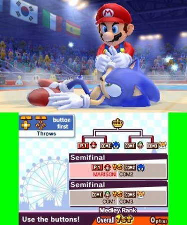   Mario and Sonic at the London 2012 Olympic Games (Nintendo 3DS)  3DS