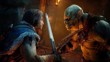 Игра Средиземье (Middle-earth): Тени Мордора (Shadow of Mordor) Русская Версия (PS4) USED Б/У Playstation 4