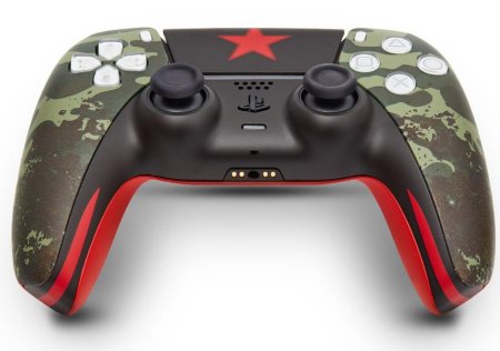 Геймпад беспроводной (кастомизированный) Sony DualSense Wireless Controller (Броня победы) Оригинал RAINBO (PS5)
