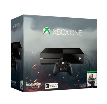   Microsoft Xbox One 500Gb Rus  +     3:   (The Witcher 3: Wild Hunt) 