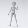 Фигурка Bandai Tamashii Nations S.H.Figuarts: Тело Кун с множеством точек артикуляции Вер. Серый (Body Kun Edition Dx Set (Gray Color Ver.)) Кен Сугимори (Ken Sugimori) (621023) 13 см 