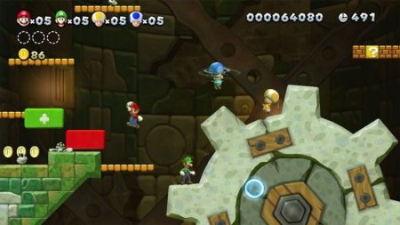 Купить игру New Super Mario Bros U Русская Версия (Wii U) на Nintendo Wii U диск