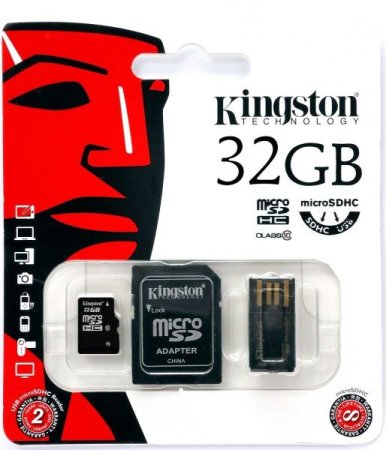 MicroSD Карта памяти 32GB Kingston Mobility Kit Class 10 (PC) 