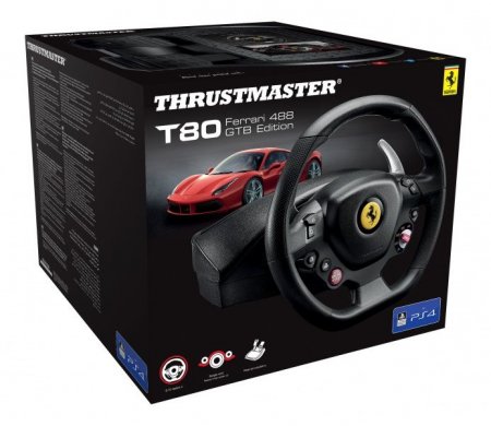    Thrustmaster T80 Ferrari 488 GTB Edition PC/PS4/PS5  PS4
