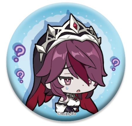  Genshin Impact Chibi Expressions Character Can Badge:  (Rosaria)   (Genshin Impact) (6974096537525) 6 