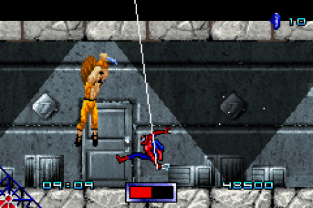 -:  (Spider-Man: The Movie)   (GBA)  Game boy