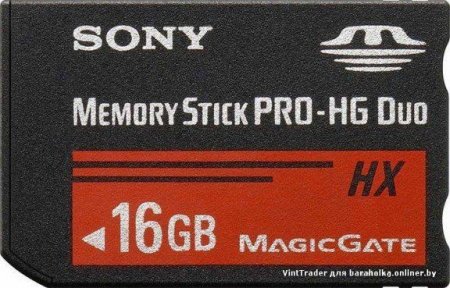   (Memory Card) Sony Memory Stick PRO-HG DUO 16 GB  (PSP) USED / 